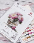 Cross Stitch Kit Luca - S - Bouquet of Peonies, B7028 - Luca - S Yarns