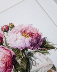 Cross Stitch Kit Luca - S - Bouquet of Peonies, B7028 - Luca - S Yarns