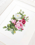 Cross Stitch Kit Luca - S - Bouquet of Roses, B2285 - Luca - S Yarns
