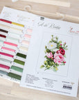 Cross Stitch Kit Luca - S - Bouquet of Roses, B2285 - Luca - S Yarns