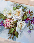 Cross Stitch Kit Luca - S - Bouquet of roses BA2363 - Luca - S Yarns