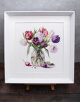 Cross Stitch Kit Luca - S - Bouquet of Tulips, B7029 - Luca - S Yarns