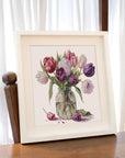 Cross Stitch Kit Luca - S - Bouquet of Tulips, B7029 - Luca - S Yarns