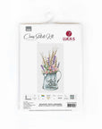Cross Stitch Kit Luca - S - Bouquet with lavender, B7008 - Luca - S Yarns
