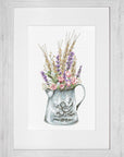 Cross Stitch Kit Luca - S - Bouquet with lavender, B7008 - Luca - S Yarns
