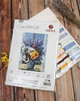 Cross Stitch Kit Luca - S - Bouquet with Pansies, B7030 - Luca - S Yarns