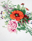 Cross Stitch Kit Luca - S - Bouquet with Poppy and Peony, B2350 - Luca - S Yarns