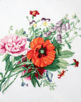 Cross Stitch Kit Luca - S - Bouquet with Poppy and Peony, B2350 - Luca - S Yarns