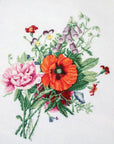 Cross Stitch Kit Luca - S - Bouquet with Poppy and Peony, B2350 - Luca - S Yarns