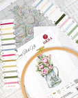 Cross Stitch Kit Luca - S - Bouquet with Roses, B7006 - Luca - S Yarns