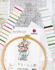 Cross Stitch Kit Luca - S - Bouquet with Roses, B7006 - Luca - S Yarns