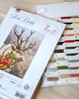 Cross Stitch Kit Luca - S - Christmas Deer, B598 - Luca - S Yarns