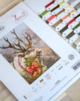 Cross Stitch Kit Luca - S - Christmas Deer, B598 - Luca - S Yarns