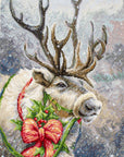 Cross Stitch Kit Luca - S - Christmas Deer, B598 - Luca - S Yarns