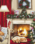 Cross Stitch Kit Luca - S - Christmas interior, B591 - Luca - S Yarns
