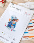 Cross Stitch Kit Luca - S - Christmas Mouse, B1168 - Luca - S Yarns