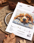 Cross Stitch Kit Luca - S - Cocker Spaniel, BU5058 - Luca - S Yarns