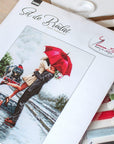 Cross Stitch Kit Luca - S - Couple on train station, B2369 - Luca - S Yarns