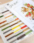 Cross Stitch Kit Luca - S - Deer carrying gifts, B1120 - Luca - S Yarns