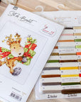 Cross Stitch Kit Luca - S - Deer carrying gifts, B1120 - Luca - S Yarns