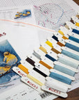 Cross Stitch Kit Luca - S - Eastern Bluebirds, BU5028 - Luca - S Yarns