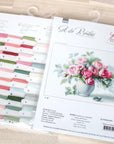 Cross Stitch Kit Luca - S - Etude with Roses, B2280 - Luca - S Yarns