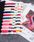 Cross Stitch Kit Luca - S - Flamingo Fantastico, BU5036 - Luca - S Yarns