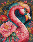 Cross Stitch Kit Luca - S - Flamingo Fantastico, BU5036 - Luca - S Yarns