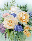 Cross Stitch Kit Luca - S - Floral Bouquet, B2370 - Luca - S Yarns