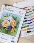 Cross Stitch Kit Luca - S - Floral Bouquet, B2370 - Luca - S Yarns