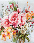 Cross Stitch Kit Luca - S - Flower bouquet BA2364 - Luca - S Yarns