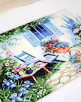 Cross Stitch Kit Luca - S - Flower garden, B2342 - Luca - S Yarns
