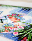 Cross Stitch Kit Luca - S - Flower garden, B2342 - Luca - S Yarns