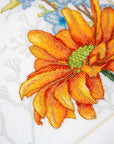 Cross Stitch Kit Luca - S - Flowers and Butterflies, BU4019 - Luca - S Yarns