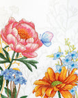 Cross Stitch Kit Luca - S - Flowers and Butterflies, BU4019 - Luca - S Yarns