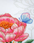 Cross Stitch Kit Luca - S - Flowers and Butterflies, BU4019 - Luca - S Yarns