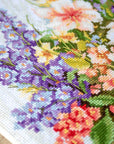 Cross Stitch Kit Luca - S - Flowers by the window, BU4015 - Luca - S Yarns