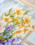 Cross Stitch Kit Luca - S - Flowers by the window, BU4015 - Luca - S Yarns