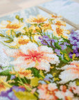 Cross Stitch Kit Luca - S - Flowers by the window, BU4015 - Luca - S Yarns