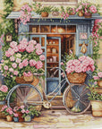 Cross Stitch Kit Luca - S - Flowers Shop, BU5044 - Luca - S Yarns