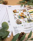 Cross Stitch Kit Luca - S - Forest Animals, BU5057 - Luca - S Yarns