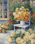 Cross Stitch Kit Luca - S - Garden Corner, BU5056 - Luca - S Yarns