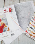 Cross Stitch Kit Luca - S - Girl Kissing Puppy, BU5027 - Luca - S Yarns