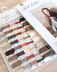 Cross Stitch Kit Luca - S - Girl selling flowers, B513 - Luca - S Yarns