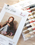 Cross Stitch Kit Luca - S - Girl selling flowers, B513 - Luca - S Yarns