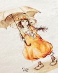 Cross Stitch Kit Luca - S - Girl with Umbrella, B1065 - Luca - S Yarns