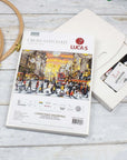 Cross Stitch Kit Luca - S GOLD - Christmas Shopping, BU5007 - Luca - S Yarns