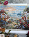 Cross Stitch Kit Luca - S, Gold Collection - B619, Tranquil Seafront - Luca - S Yarns