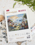 Cross Stitch Kit Luca - S, Gold Collection - B619, Tranquil Seafront - Luca - S Yarns