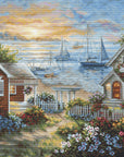Cross Stitch Kit Luca - S, Gold Collection - B619, Tranquil Seafront - Luca - S Yarns